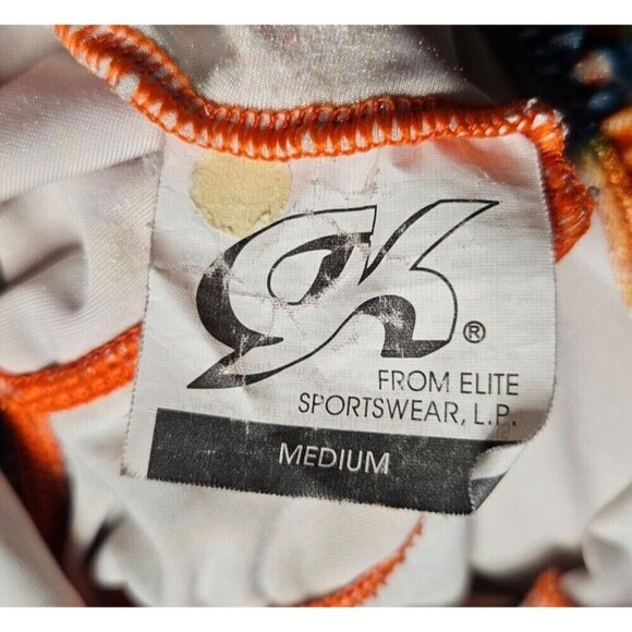 GK Velvet Gymnastics Leotard Grafitti Medium - Picture 6 of 6